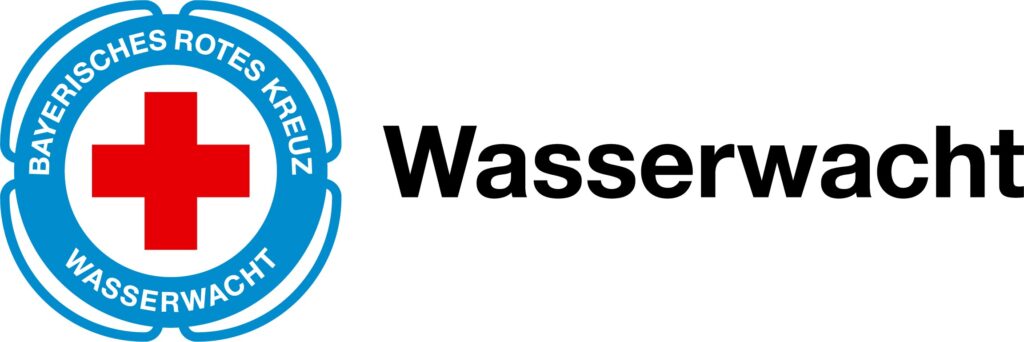 Logo der Wasserwacht und des Bayerischen Roten Kreuzes